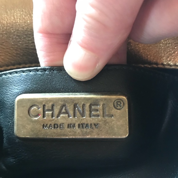 Chanel Gold Stingray Mini Boy Bag - Picture 5 of 8